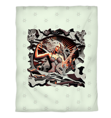 Flute Fantasy Duvet Cover