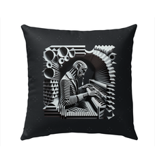 Instrumental Idyll Outdoor Pillow