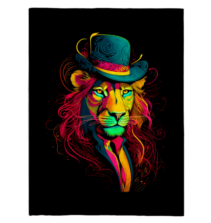 Elegant Feline Grace Sherpa Blanket - Beyond T-shirts