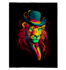 Elegant Feline Grace Sherpa Blanket - Beyond T-shirts