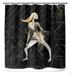 Couture Reflections Shower Curtain - Beyond T-shirts