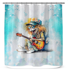 Bassoonist's Bubbly Brook Shower Curtain