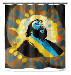 The Art of Music: Premium Shower Curtain with Notes - Beyond T-shirts