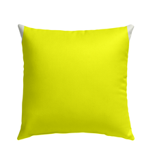 Close-up of the Balanced Mind Outdoor Pillow's soft, supportive fabric.
