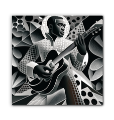 Bassline Brilliance Art Wrapped Canvas