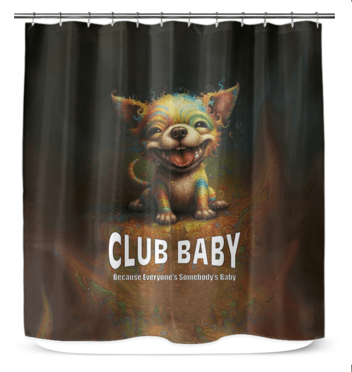 CB3-137 elegant shower curtain in a beautifully designed bathroom.