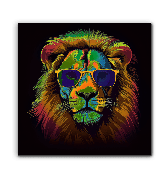 Roaring Majesty Canvas Print - Beyond T-shirts