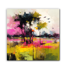 Sunset Splendor Landscape Wrapped Canvas