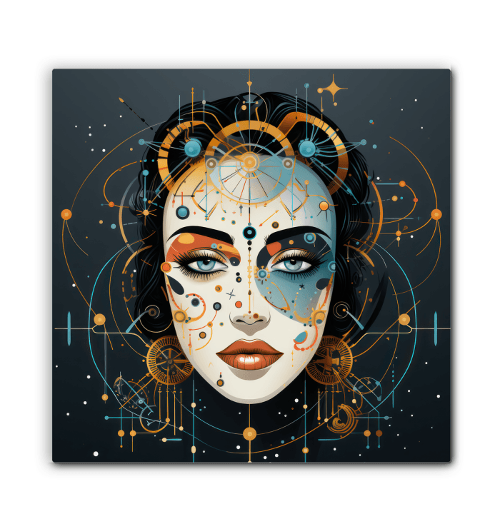 Abstract Elegance: Women's Canvas Art - Beyond T-shirts