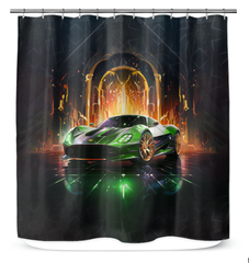 Truck Tales Shower Curtain