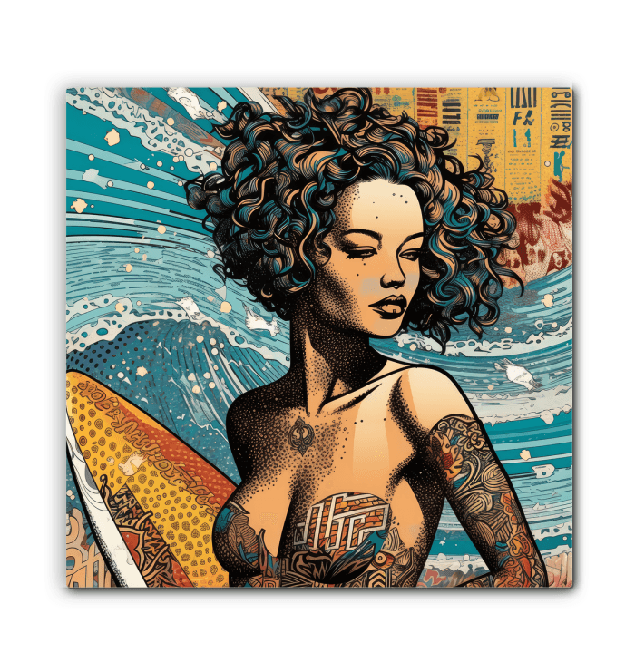 Surfer's Paradise Canvas Print - Beyond T-shirts