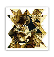 Treble Trails Wrapped Canvas