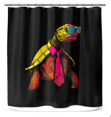 Turtle Paradise Shower Curtain - Beyond T-shirts