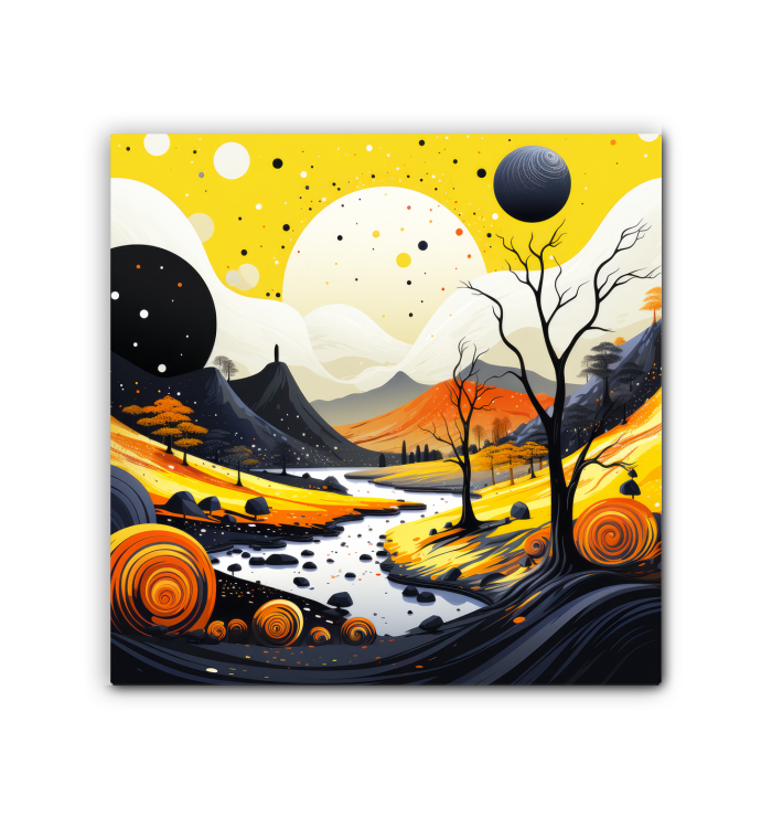 Tranquil Tropical Tapestry Beach Landscape Canvas