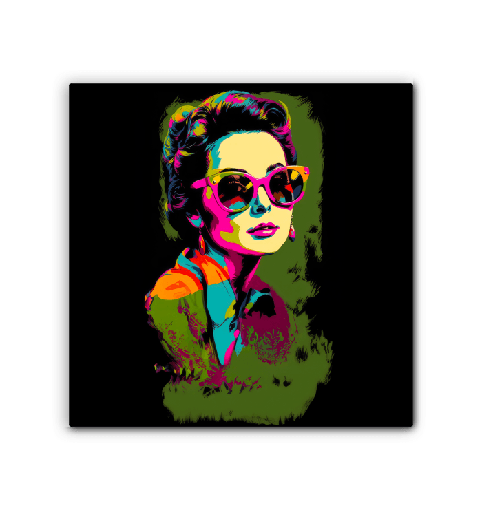 Modern Vogue Illustration Canvas - Beyond T-shirts