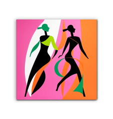 Chic Couture Abstract Expressionism Canvas - Beyond T-shirts