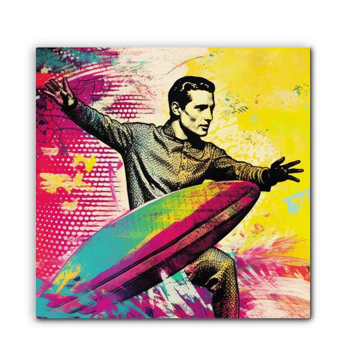 Surfing 1 06 Wrapped Canvas - Beyond T-shirts