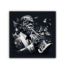 Ska Skankin Wrapped Canvas