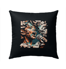 Banjo Beach Outdoor Pillow