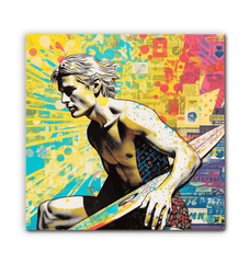 Surfing 1 30 Wrapped Canvas - Beyond T-shirts