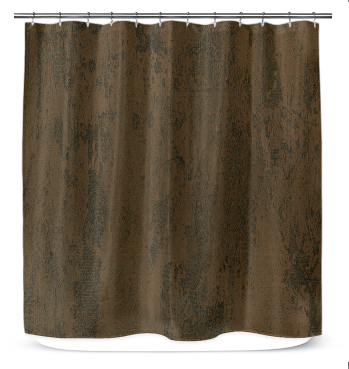 Silver Fusion Shower Curtain