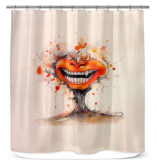 Banjo's Breezy Bubbles Shower Curtain