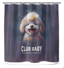 Stylish CB3-99 Bathroom Shower Curtain