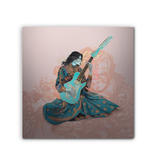 Elegant wall art with gardenia designs on wrapped canvas for modern interiors.