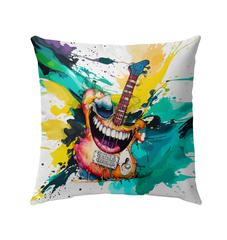 Violinist’s Vibrant Visions Pillow