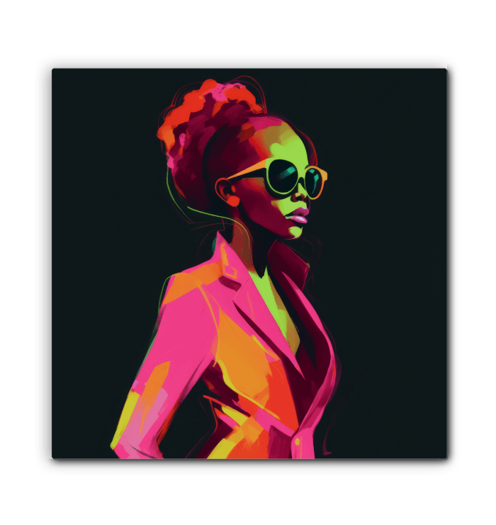 Vogue Vibes Runway Canvas Print - Beyond T-shirts