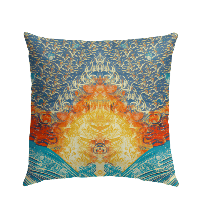 Tranquil Wave Patio Pillow - Beyond T-shirts