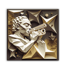 Musical Mandala Magic Wrapped Canvas