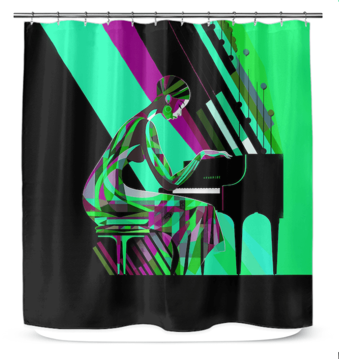 Chic Couture Inspiration Shower Curtain - Beyond T-shirts