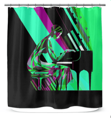 Chic Couture Inspiration Shower Curtain - Beyond T-shirts