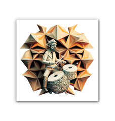 Noteworthy Nebula Wrapped Canvas