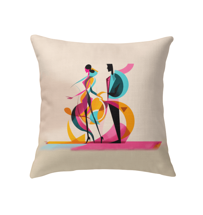 Abstract Elegance Accent Pillow - Beyond T-shirts