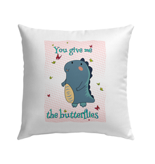 You Give Me Butterflies Outdoor Pillow