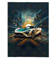 Rainy Rides Sherpa Blanket