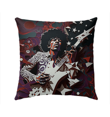 Starlit Symphony Outdoor Pillow