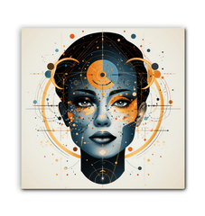 Abstract Portraits of Women: Canvas Art - Beyond T-shirts