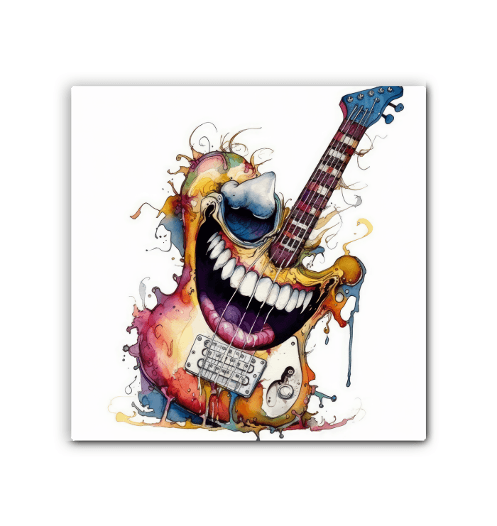 Melodic Mirth: Caricature Canvas Art - Beyond T-shirts