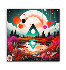 Majestic Mesas Desert Landscape Canvas