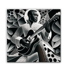 Bassline Brilliance Art Wrapped Canvas