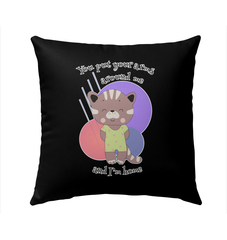 You Put Your Arms Around Me Outdoor Pillow