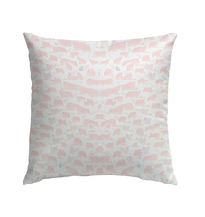 Stylish Whimsical Waves Design Pillow for Outdoor Use