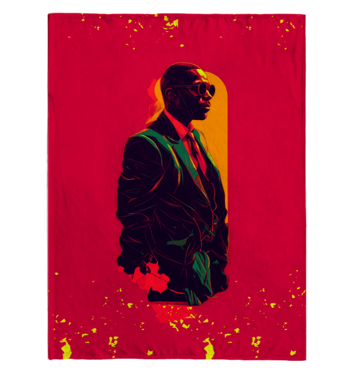 Red Carpet Ready Fashionable Sherpa Blanket - Beyond T-shirts