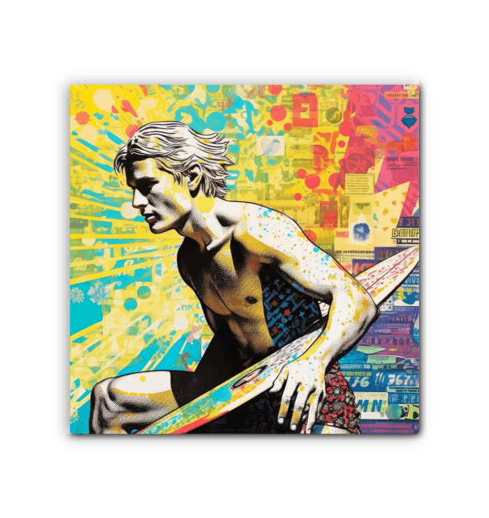 Surfing 1 30 Wrapped Canvas - Beyond T-shirts