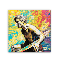 Surfing 1 30 Wrapped Canvas - Beyond T-shirts