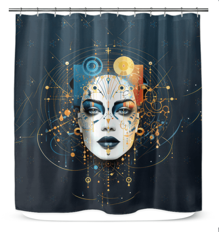 Abstract Reverie Shower Curtain - Beyond T-shirts