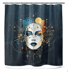 Abstract Reverie Shower Curtain - Beyond T-shirts